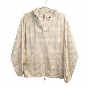 AD Art America Corp | Mens Cotton Window Pane plaid Pullover lightweight hoodie